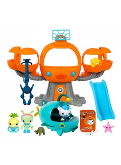 Octonauts Octopod Playset | 8 Pieces Including Deep Sea Captain Barnacles & Gup A, Multicolor, 5.12 x 15.5 x 8.5 inches