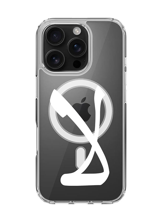 Stylizedd For iPhone 16 Pro Case [Compatible with MagSafe] Slim Magnetic cover Clear Phone Case - La - Image 1