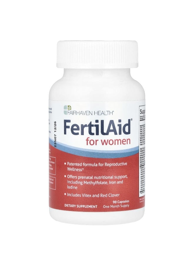 fairhaven health Fairhaven Health, FertilAid® for Women, 90 Capsules  - Image 1