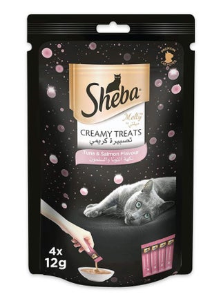 Melty Tuna & Salmon Flavor Wet Creamy Treats
