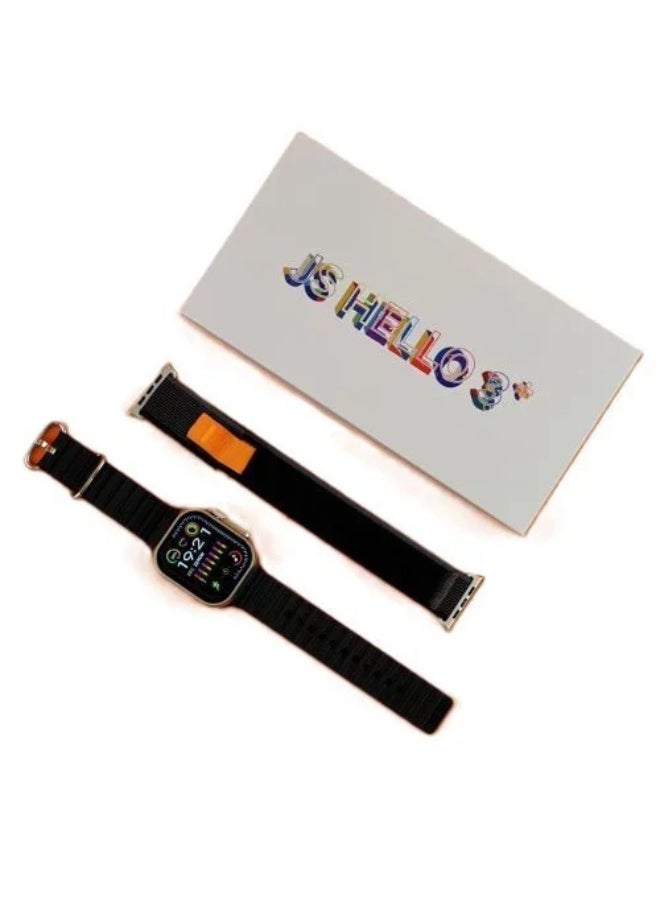 ماركة غير محددة - ساعة ذكية JS Hello 3 بلس مع 4 أحزمة - Image 1