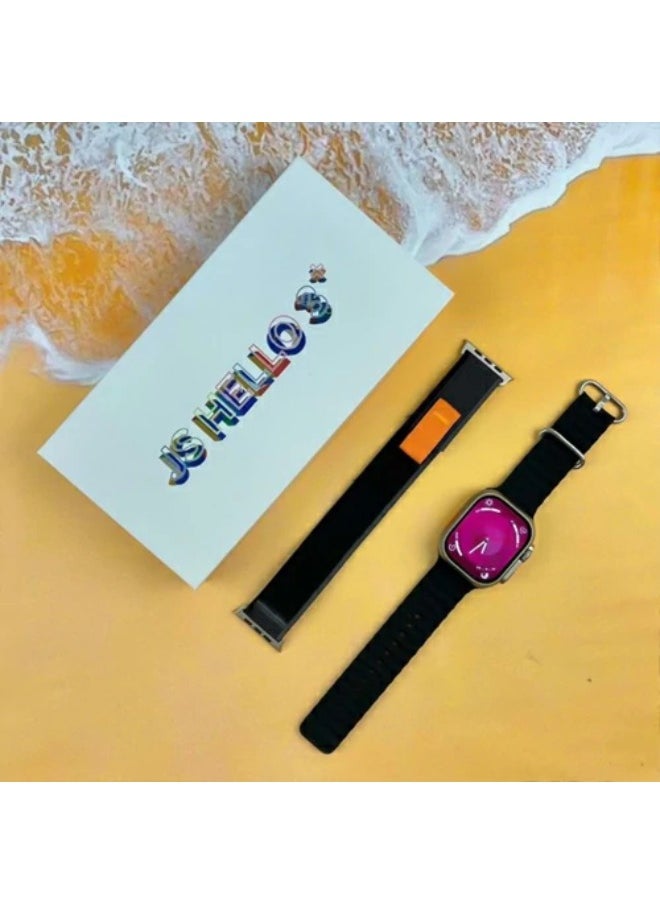 ماركة غير محددة - ساعة ذكية JS Hello 3 بلس مع 4 أحزمة - Image 1