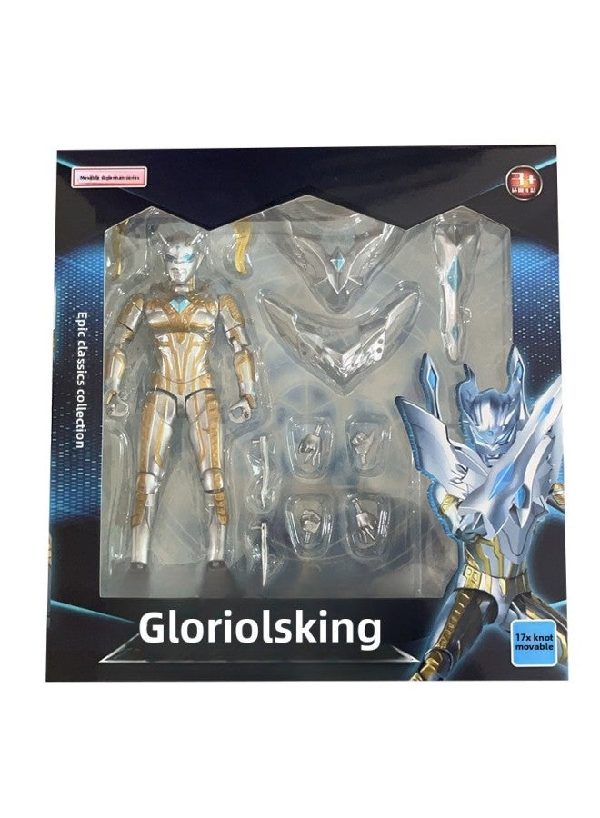 Shining Toys Super Action Figure Model Boys Children's Day-Color:810 Dark Teliga 18cm Multi-joint Super Movable - Image 3