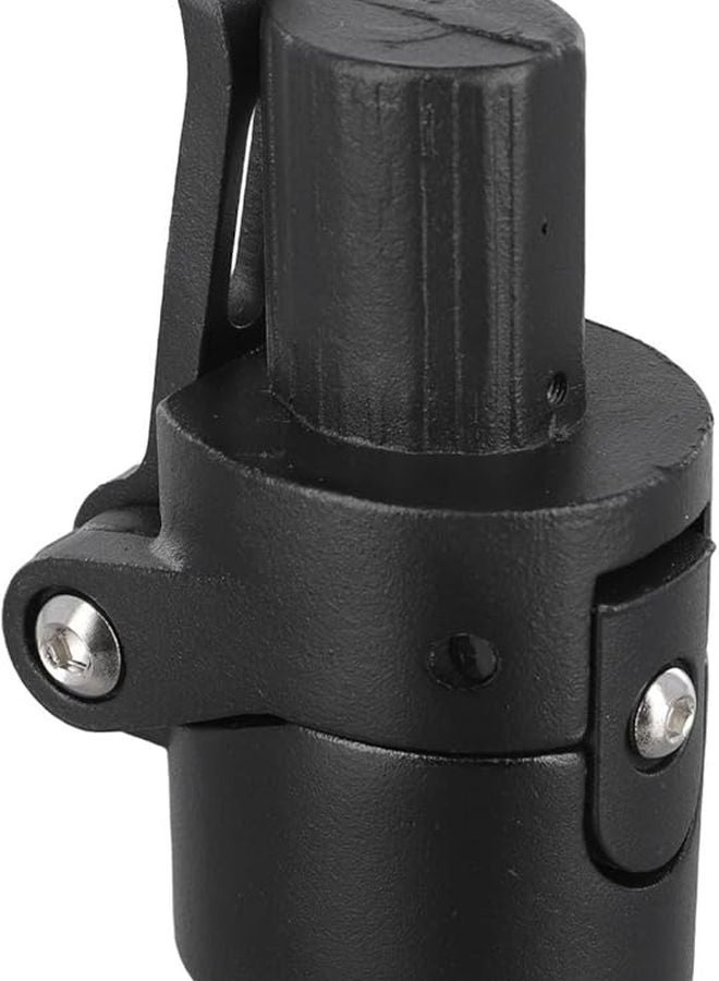 Aluminum Alloy Folding Base for Electric Scooter Lightweight Black Frame Connector - Image 1