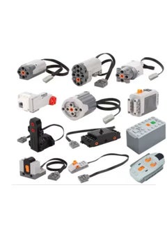 LEGO-Compatible Small Particle Bricks MOC PF Motor Set2.4g receiving 2.4g remote control switch M servo L EV3 big motor XL 5# monster train dual battery 2.4g receiving 2.4g remote control switch M servo L EV3 big motor XL 5# monster train dual battery