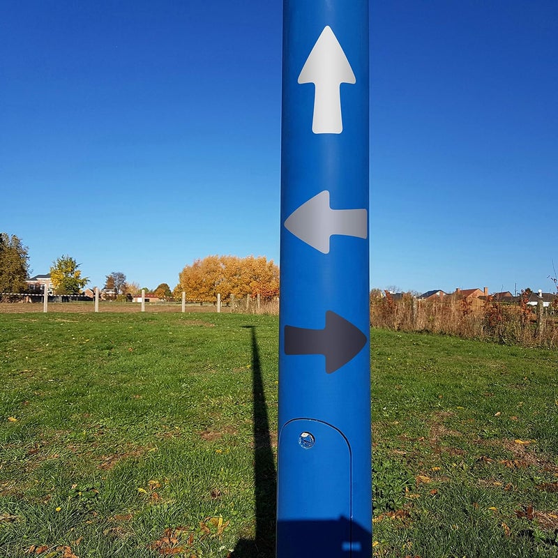 imaggge.com 12 Arrows - Light Grey - Signage and Orientation Stickers - Indoor and Outdoor - Directions, Arrow Course Indications - Image 5
