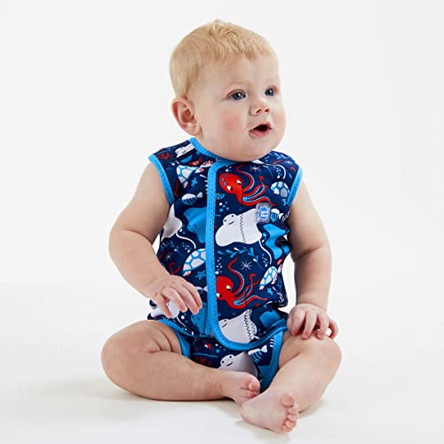 Splash About Baby Wrap Wetsuit, Under The Sea, 6-18 Months - Image 4