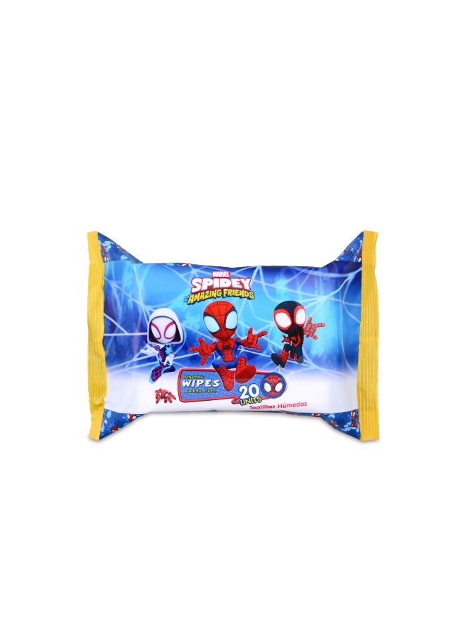 Disney Spidey Kids Wipes, Fresh Scent, 20 Wipes