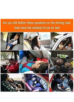 Arabest Car Travel Inflatable Mattress Air Bed Cushion Camping Universal Suv Extended Air Couch With Two Air Pillows (Black)  - Image 3