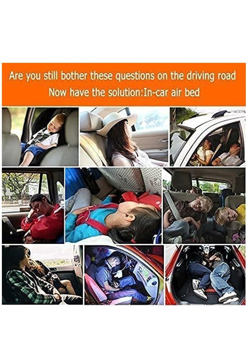 Arabest Car Travel Inflatable Mattress Air Bed Cushion Camping Universal Suv Extended Air Couch With Two Air Pillows (Black)  - Image 3