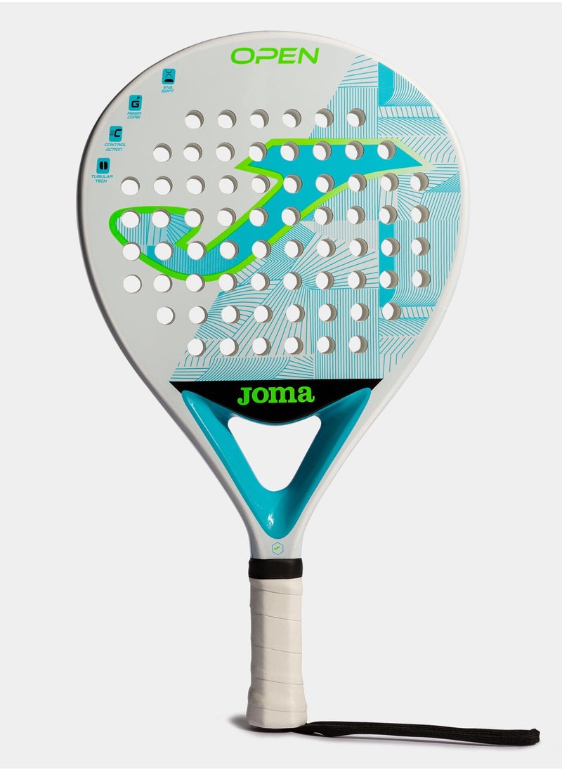 Joma - Joma Padel Racket Open Turquoise White Fluorescent - Image 1