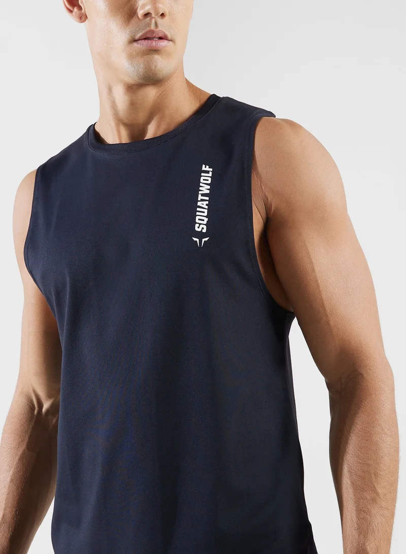 SQUATWOLF  Warrior Cut Off Stringer Tank for Men | Best Price UAE