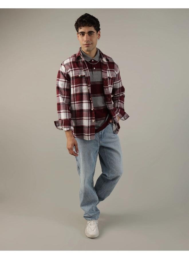 American Eagle - Checked Regular Fit Shirt - Image 1