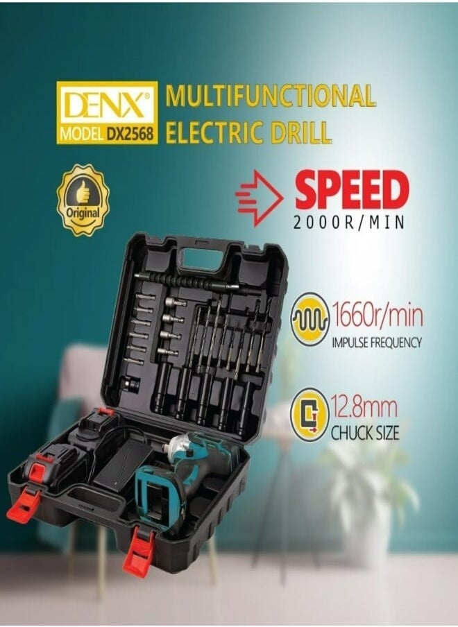 Denx Multifunctional Electric Drill Dx2568  - Image 3