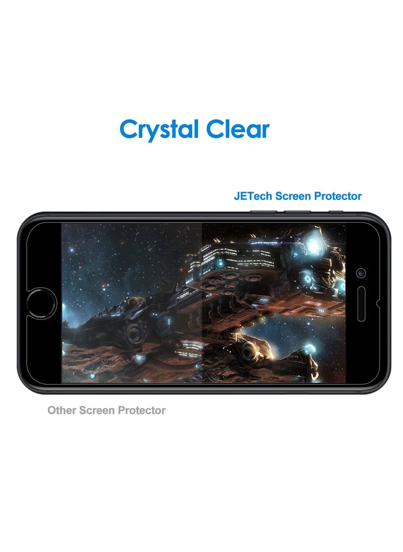 جي تيك - واقي شاشة لهاتف Iphone Se 2022 الإصدار الثالث مقاس 4.7 بوصة من الزجاج المقوى 3 عبوات - Image 1