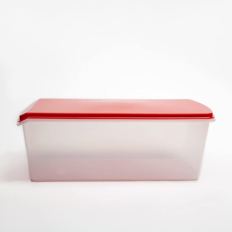 Gluman Big Bread Box with Butter Dish Container | Bread Box And Butter Dish Combo | 100% Food Grade | Dishwasher Safe | Freezer Safe | Recyclable | Reusable (Red) - Image 5