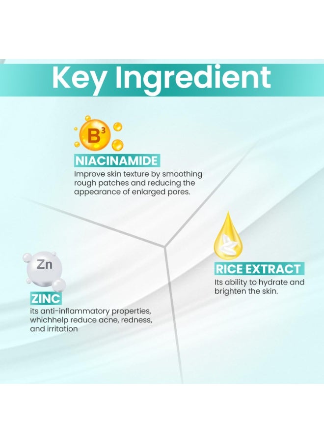 KAZIMA 10% Niacinamide Face Serum for Acne Marks and Dark Spots, with Zinc and Rice Extract | Fades Blemishes, Reduces Hyperpigmentation & Balances Oil | Niacinamide Serum for Oily Skin | 30 ml - Image 4