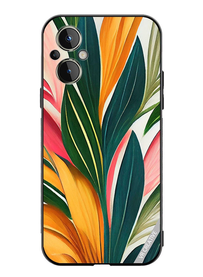 VR CREATIVE Protective Case Cover For OnePlus Nord N20 5G Backdrop Of Abstract Bright Style Flowers And Tropical Design Multicolour - Image 1
