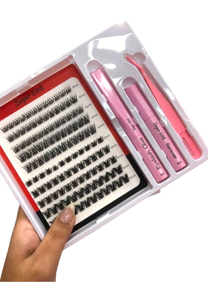 شوجر جيرل مجموعة رموش Sugar Girls المتكاملة: سر العيون الجذابة والمظهر الاحترافي في ثوانٍ!