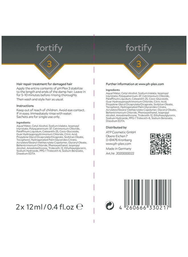 LIW Ph Plex Step 3 Stabilize Nourishing Hair Mask Treatment Fortifies Effects Of Ph Plex Steps 1 & 2 Inbetween Coloring & Bleaching Salon Quality Results At Home Value Pack (10 Double Sachets) - Image 2