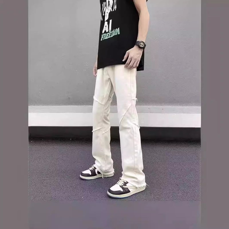 Unisex Classic Denim Jeans Loose Fit Daily Outdoor Wear - Image 5