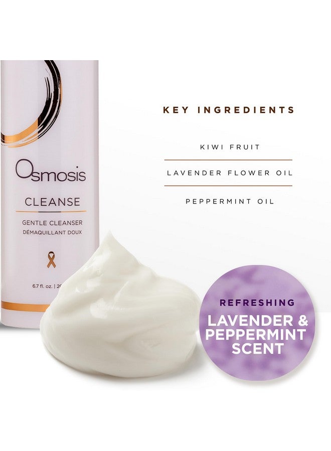 أوزموسيس منظف الوجه اللطيف OSMOSIS CLEANSE، غسول للوجه بزيت جوز الهند للبشرة الجافة والحساسة، يزيل الشوائب بلطف، 6.7 أونصة سائلة - Image 3