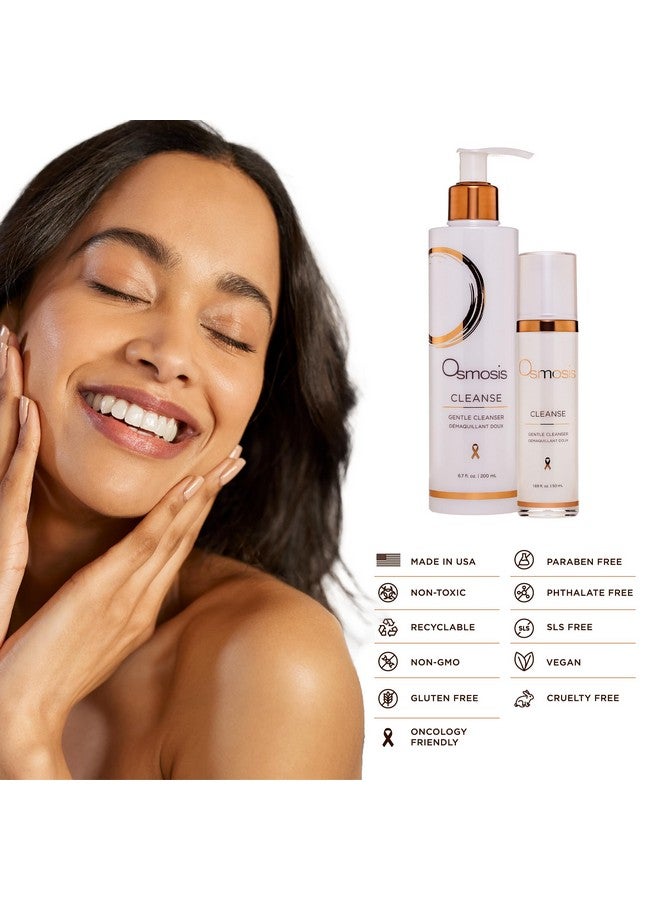 أوزموسيس منظف الوجه اللطيف OSMOSIS CLEANSE، غسول للوجه بزيت جوز الهند للبشرة الجافة والحساسة، يزيل الشوائب بلطف، 6.7 أونصة سائلة - Image 5