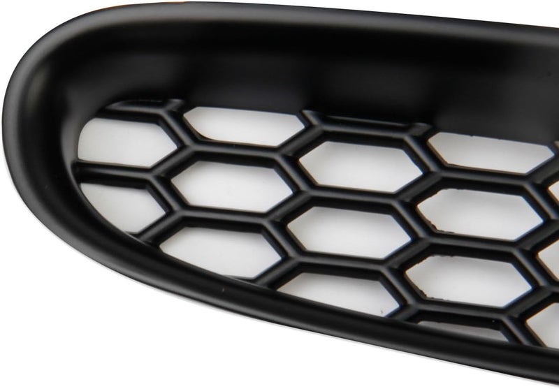 Fewshaw Black Front Bump Reseau Cover Fog Trim Accessories for 1997-2004 Chevrolet Corvette C5 - Image 5