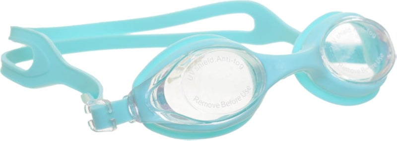 Silicone Swimming Goggles With Ear Plugs And Anti-Shedding Lenses - Milk