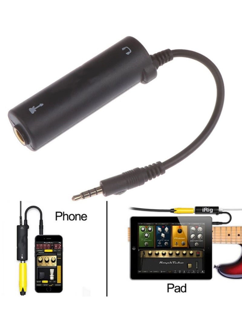 Generic Guitar Interface Adapter Guitar to Phone Converter for iPhone/iPad Guitar Audio Interface with Studio Sound Built-in Tuner Works with AmpliTube GarageBand iOS Apps (Not for Android)  - Image 5