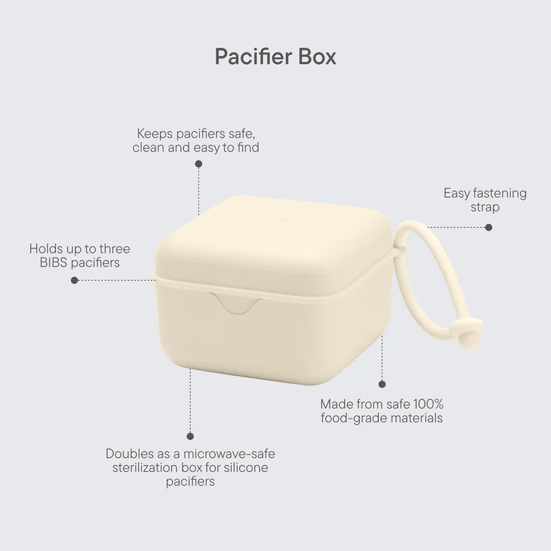 BIBS BIBS Pacifier Box - Matcha Green