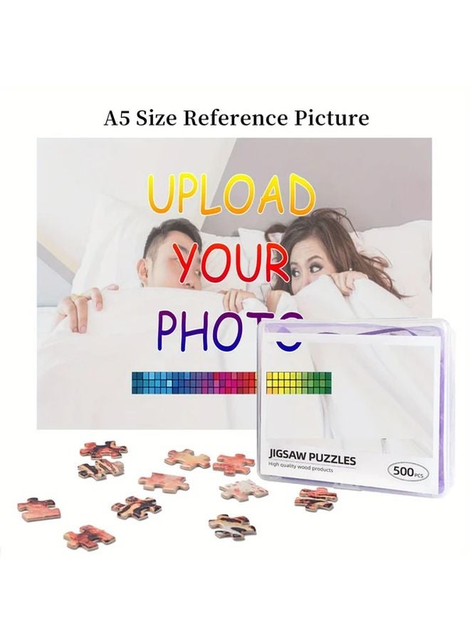 Custom Photo Jigsaw Puzzle 500PCS Personalized Gift Last Design Drawing - Image 4
