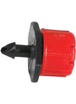 Lighters 100 Pieces Drip Irrigation Red Nozzle with Flow Adjustment