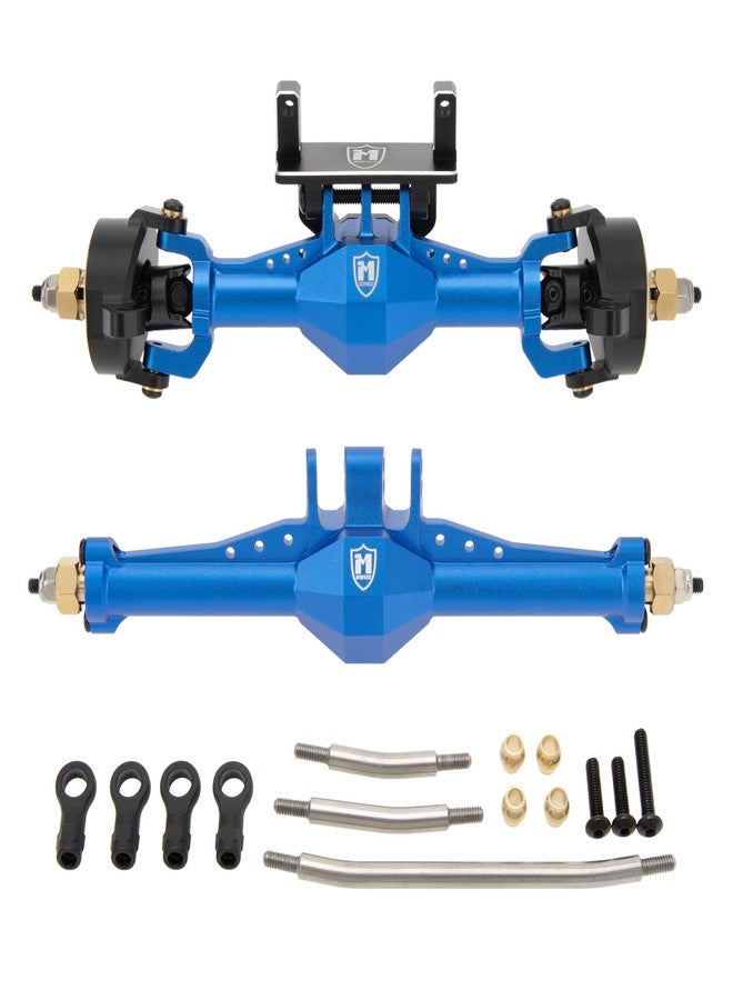 MEUS RACING محاور MEUS RACING 5mm ISO V1 TRX4M مع حامل سيرفو قابل للتعديل لسيارة TRAXXAS 1/18 TRX4M RC Crawler (أزرق) - Image 1