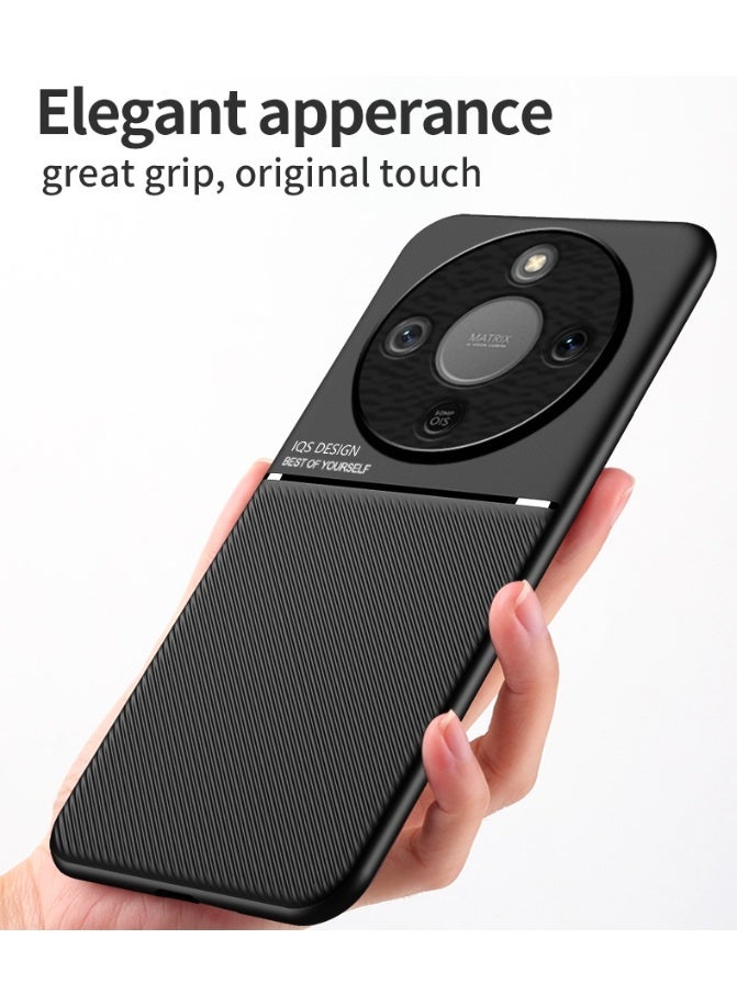 ICARLUS Case for Honor X9d 5G Magnetic Cover Moire Black - Image 4