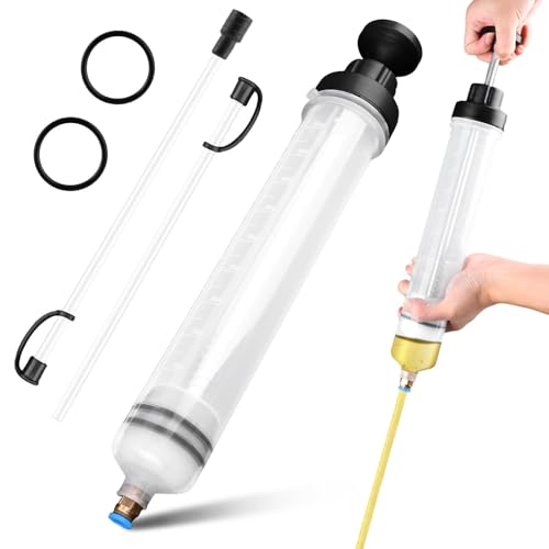 Trasylph Oil Extractor Pump for Oil Change 500cc Manual Fluid Extractor Pump with Extension Tubes Oil Pump Extractor for Car Boat Truck RV Motorcycle Fluid Pump for Transmission Antifreeze - Image 1