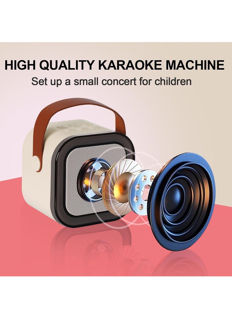 Hihonor Karaoke Machine for Kids, Kids Karaoke Machine Gifts for Girls and Boys Family Party, Kids Karaoke Machine for Girls with 2 Wireless Microphones, Mini Portable Bluetooth Speaker (Black)  - Image 4