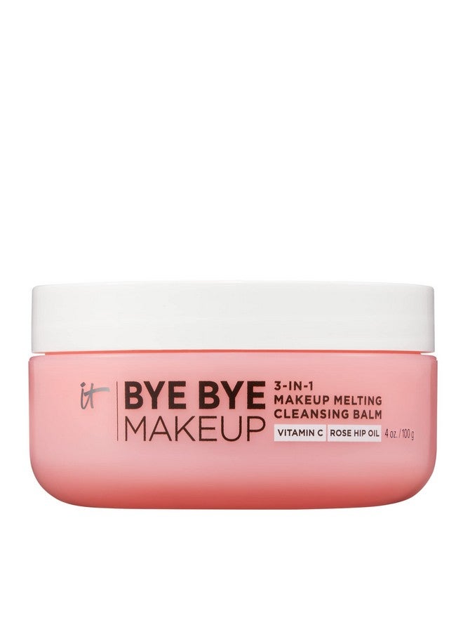 آي كوزمتيكس بلسم منظف المكياج "باي باي" من آي تي كوزماتيكس - مزيل مكياج 3 في 1، منظف للوجه وقناع مرطب للوجه - مع فيتامين سي، سيراميد، زبدة الشيا، وزيت ثمر الورد - 113 مل - Image 1