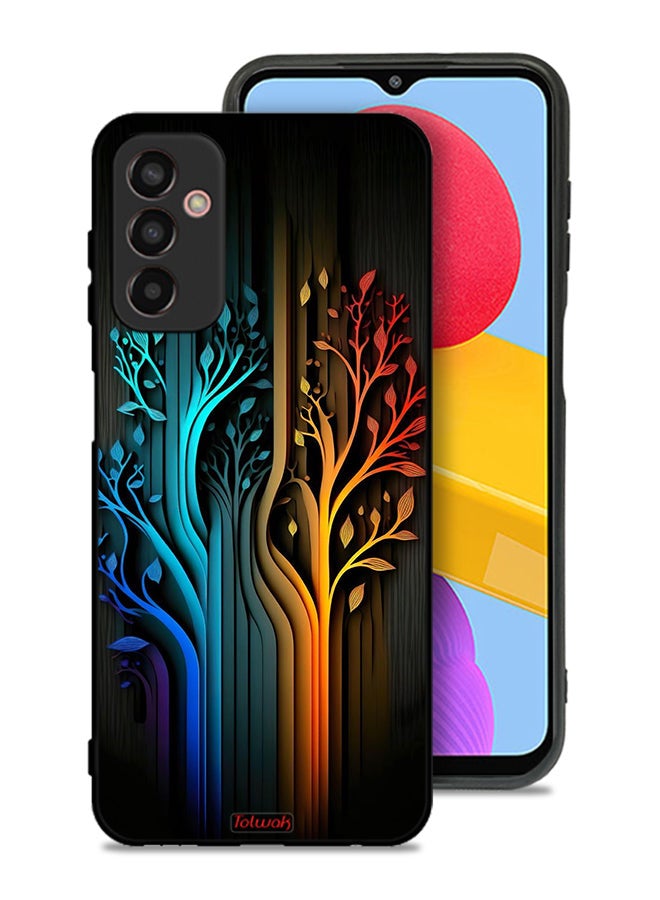 Tolwak Samsung Galaxy M23 Protective Case Cover Tree Leaves Art - Image 1