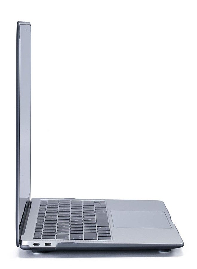 RUBAN Case for MacBook Air 13 inch 2019 2018 Release A1932 - Protective Snap On Hard Shell Cover and Keyboard Cover for New Version MacBook Air 13 with Touch Bar, Black - Image 5