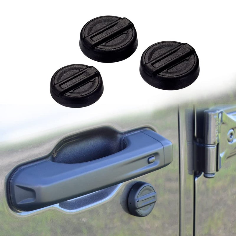 AZUTO Keyhole Covers for Jeep Wrangler (JL) / Gladiator (JT) 2018-2026 Door Security Accessories Keyhole Protection Item - Image 1