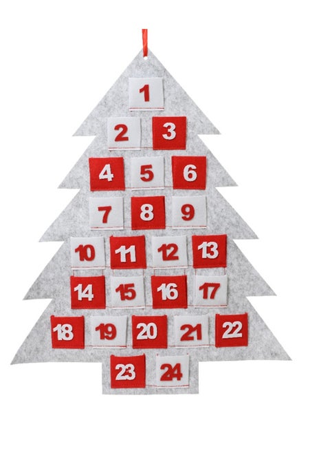 Kaemingk Christmas Advent Calendar Polyester Tree 63Cm, 1 Piece