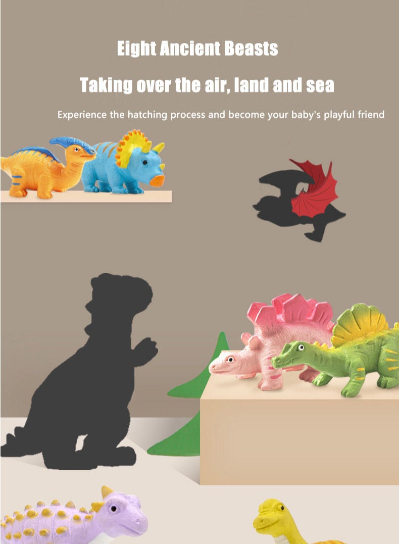 YelaJoy Dinosaur Eggs, Hatching Eggs, Soaking Water Turns Into Bigger Tyrannosaurus Rex, Children's Dinosaur Toys - Image 3