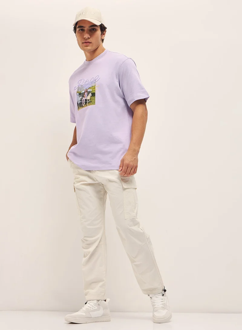 THE BEAR HOUSE Men’s Cotton T-Shirt – Soft, Breathable & Comfortable, Perfect for Casual Wear, Ideal for Everyday & Summer Wear