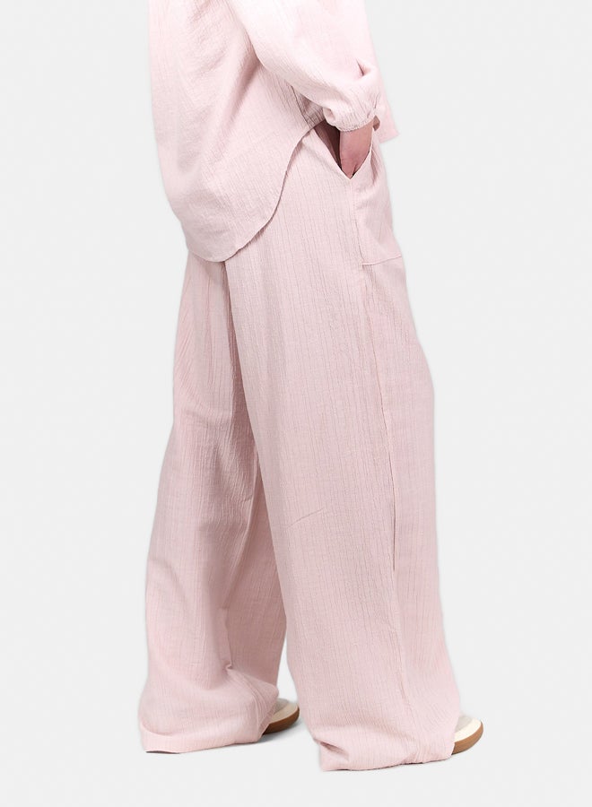 Clue Self Pattern Tencel Pants - Image 2