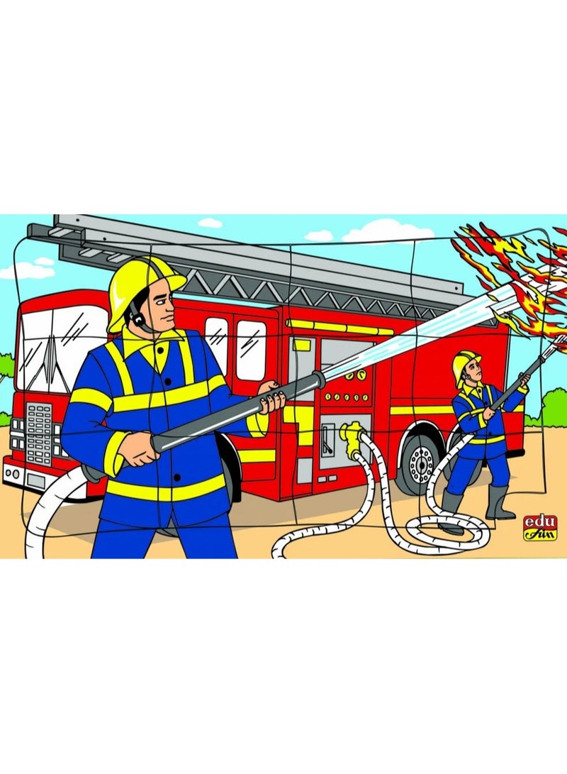 Firefighter Career Puzzle – Educational Toy to Develop Rescue Skills and Bravery in Kids