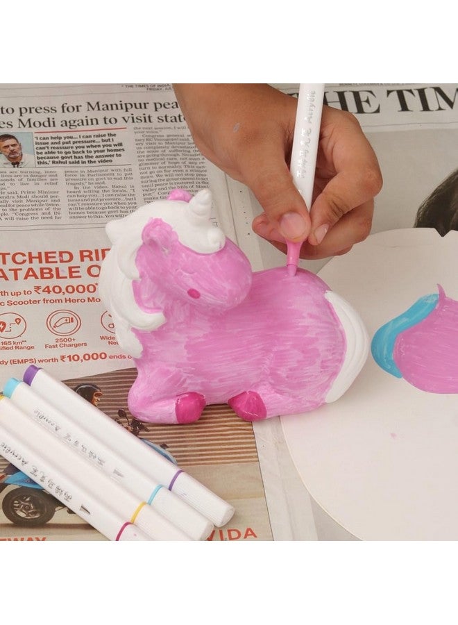 يلو بي نموذج عرض وتلوين سيراميك النحلة الصفراء من كولور مي - وحيد القرن - Image 3