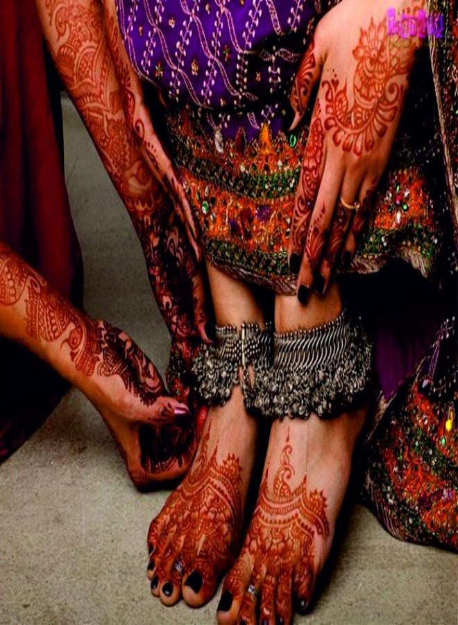 SAURAN سوران مهندي كيب دولهان مهندي مخروط 12 قطعة طبيعية - Image 5