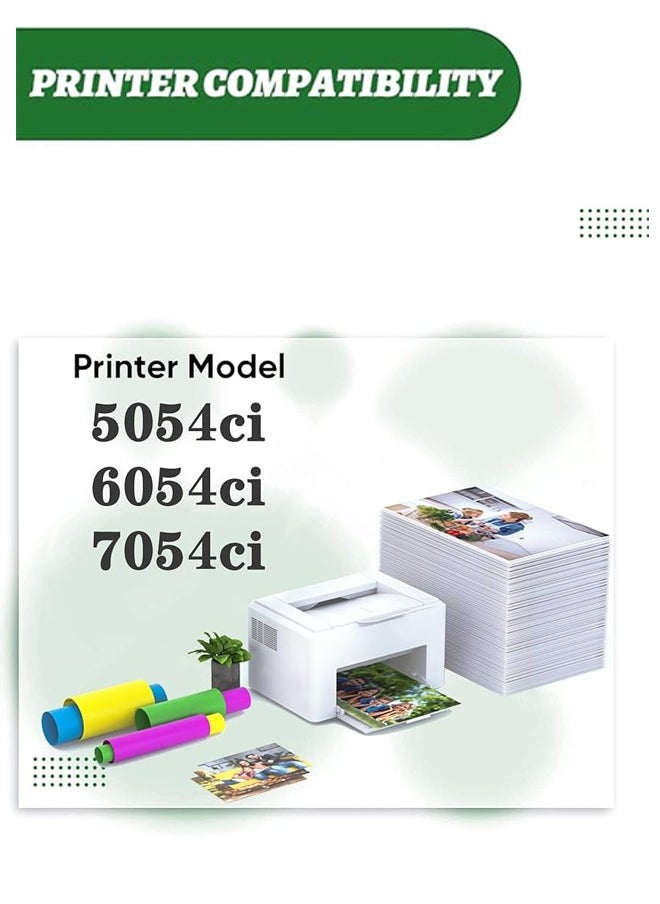KYOCERA - Original kyocera TK-8555 Full Set black toner cartridge,up to 40,000 a4 paper capacity &Yellow, Cyan,Magenta Each up to 24,000 a4 page yield capacity Use with taskalfa 5054ci /6054ci/7054ci -4 packs - Image 1