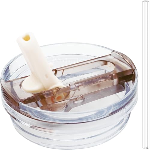 Dreamfocus 30 oz Leak Proof Flip Straw Lid Replacement for Stanley 30 oz Quencher H2.0 and ProTour Tumbler - Image 1